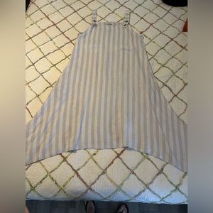 Made in Italy Linen Jumper Dress